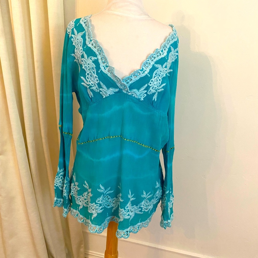 Turquoise cover up size M